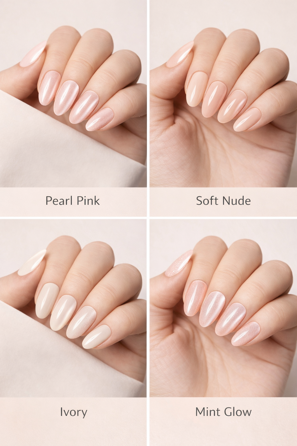 Pearl Nude Press-On Nails