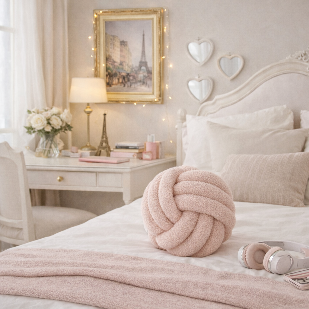 Solmittu villatyyny 22 cm – pehmeä design-yksityiskohta kotiin