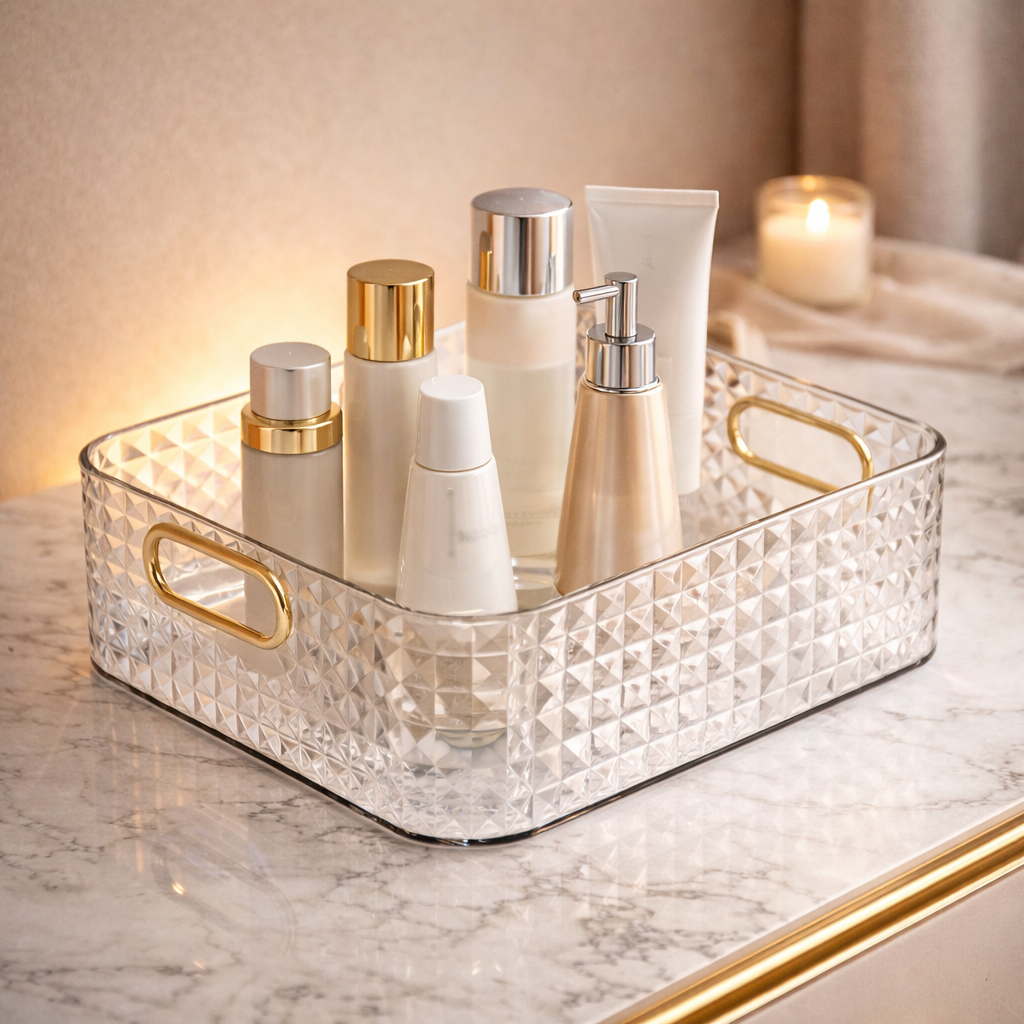 Kristallinen säilytyskori – elegantti & ajaton