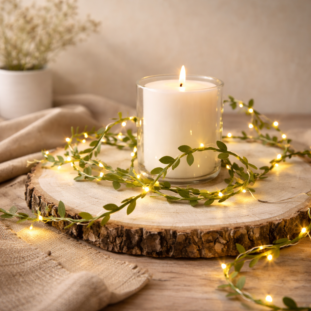 LED Lehtivaloketju – lämmin tunnelmavalo