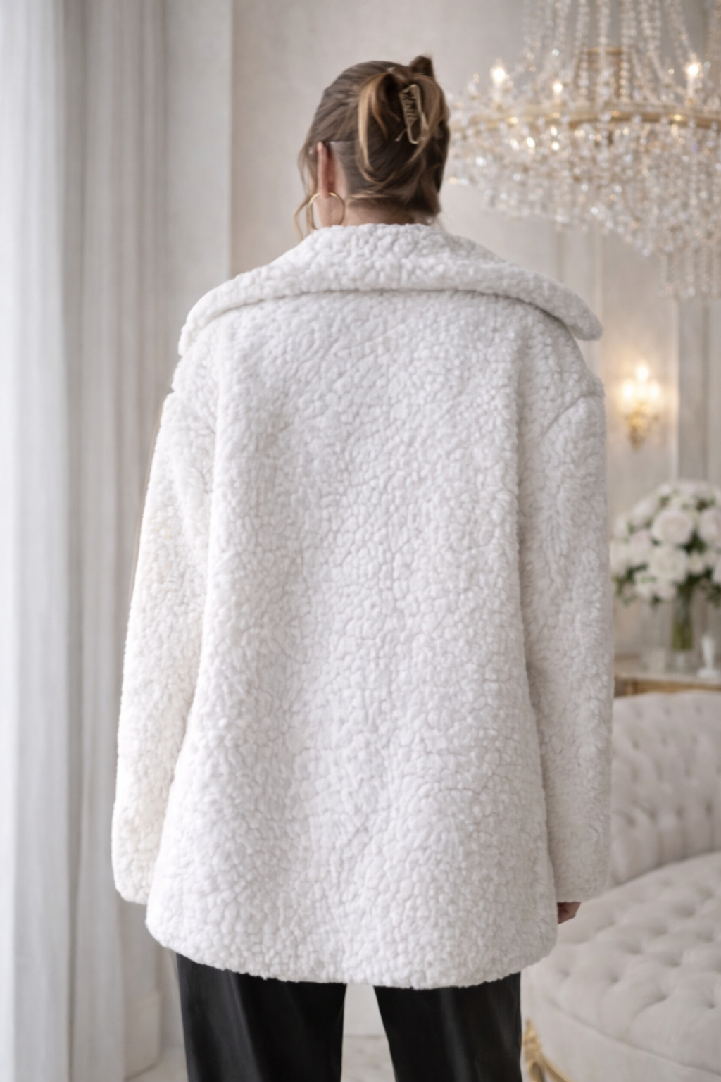 Teddy Cozy -takki | ivory