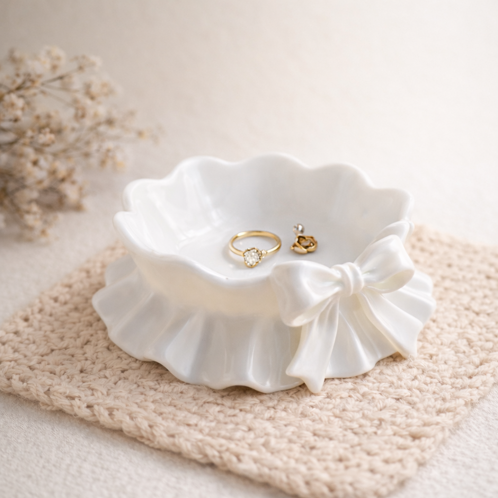 Rusetti-korukulho – Elegantti säilytys pienille aarteille