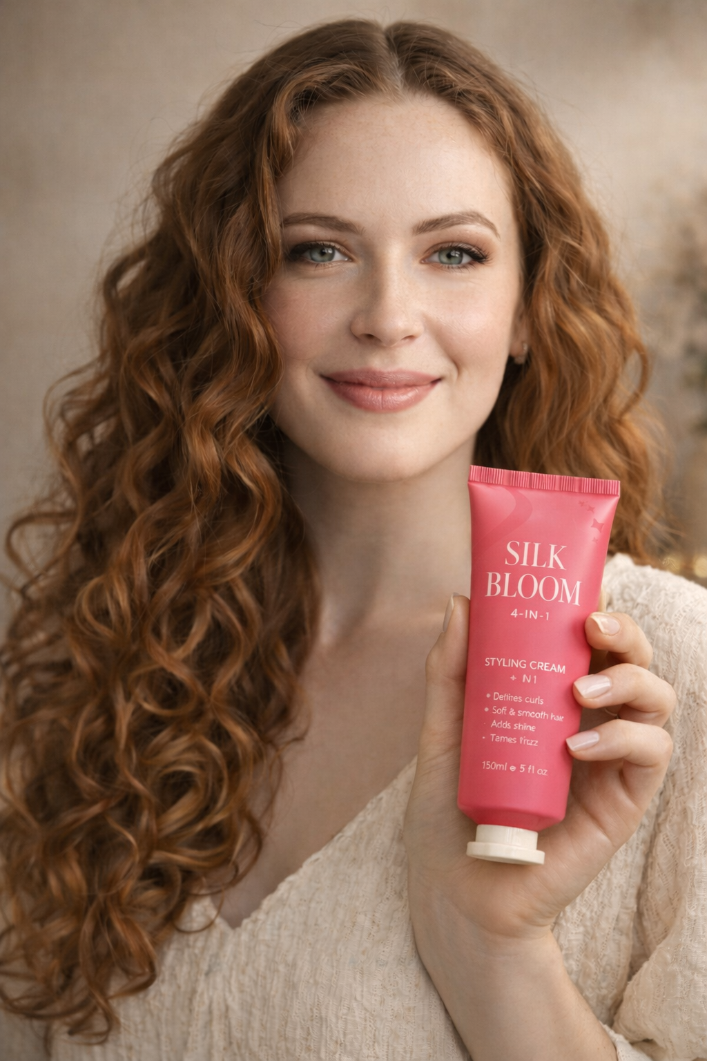 Hair Styling Cream To Add Shine And Smooth Hair