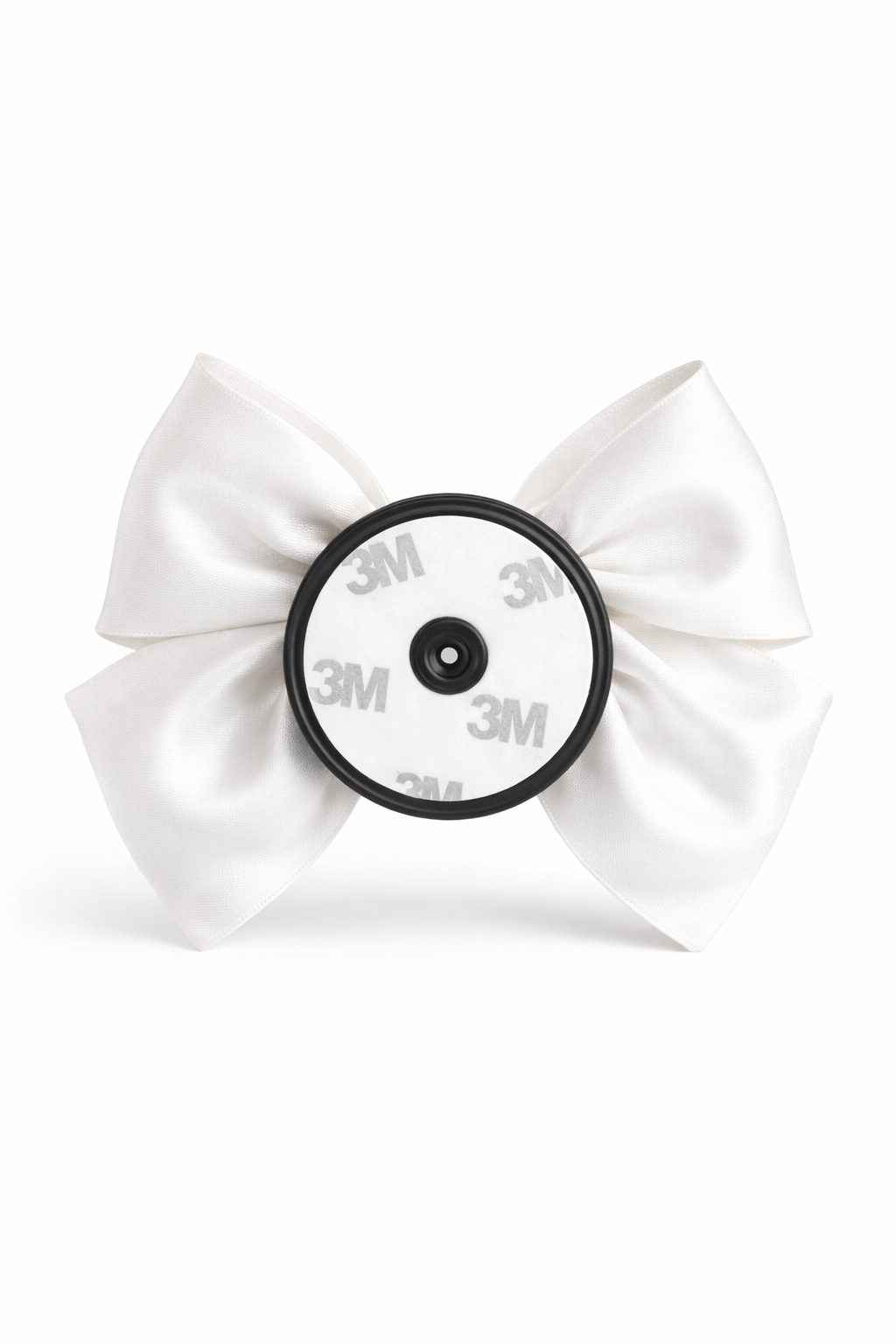 Rusetti-puhelintuki – valkoinen