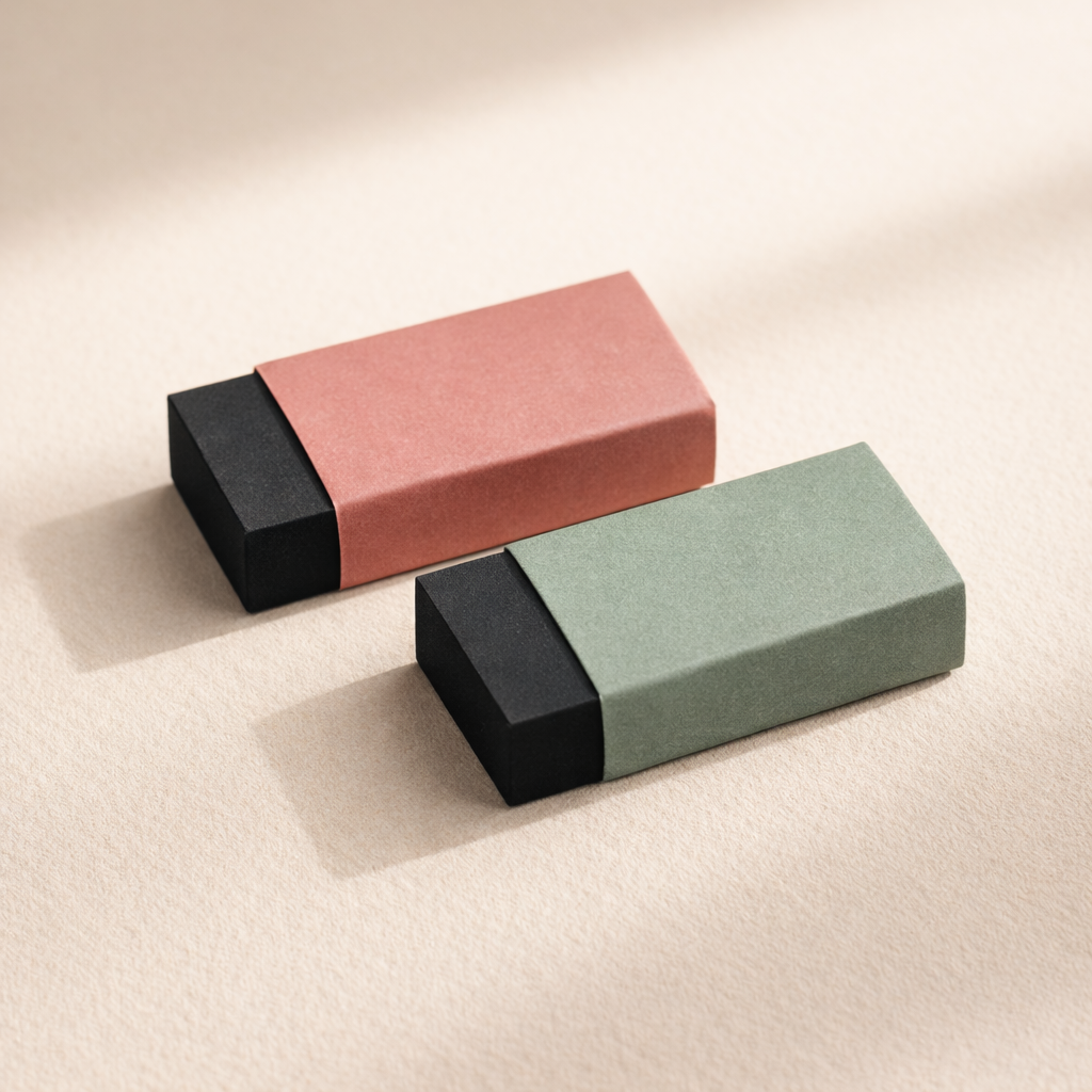 Minimal Eraser Set – 2 kpl green