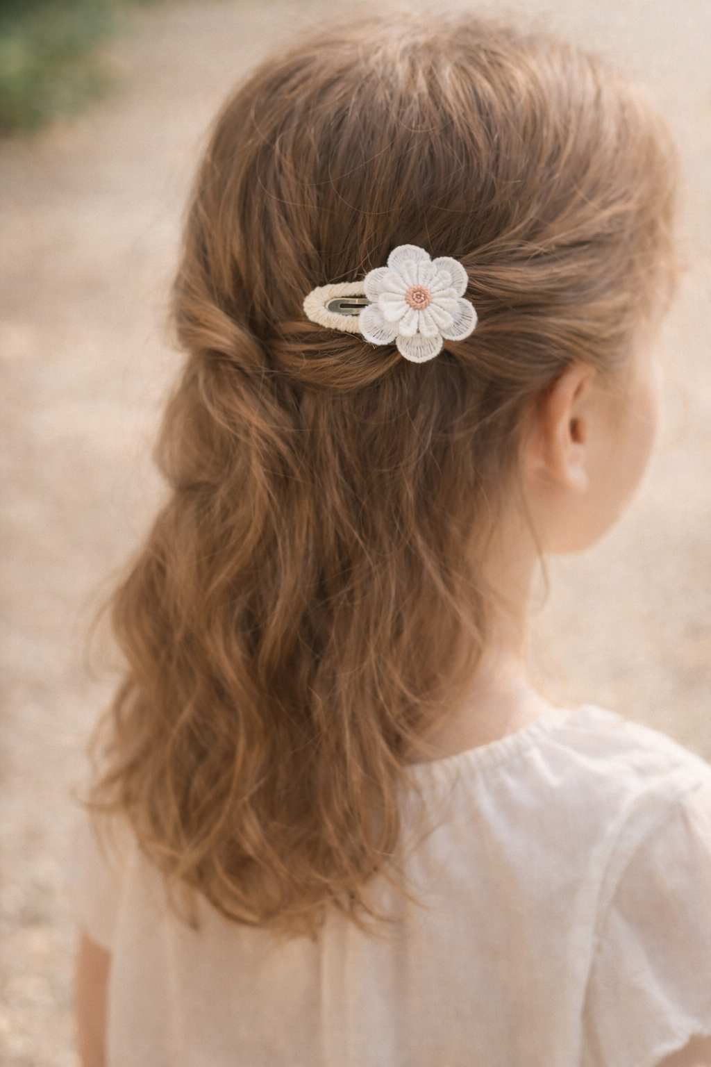 Kukkahairclip-setti (6 kpl)