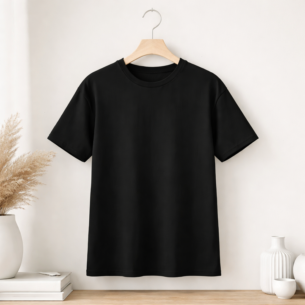 Essential Black Tee – Ajaton t-paita