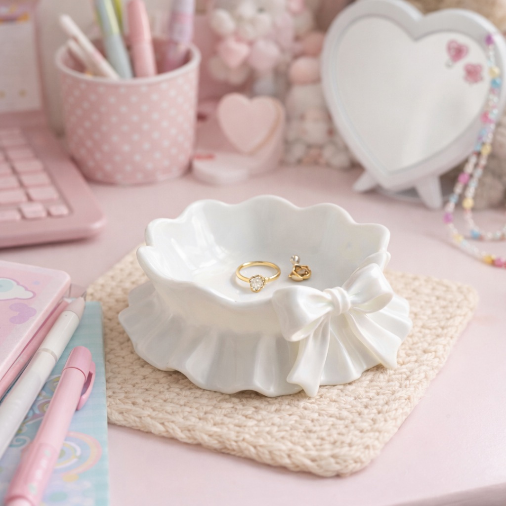 Rusetti-korukulho – Elegantti säilytys pienille aarteille