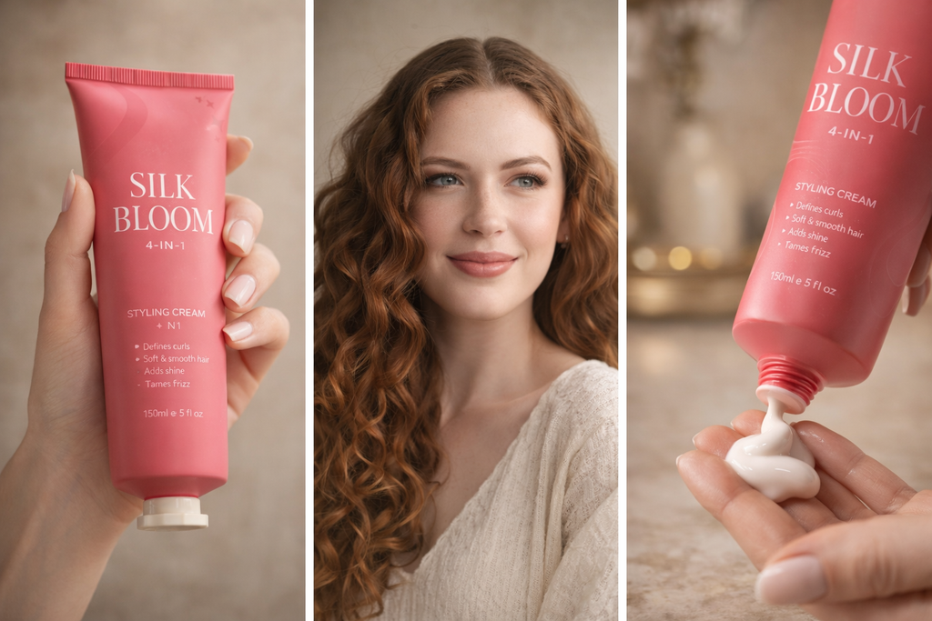 Hair Styling Cream To Add Shine And Smooth Hair