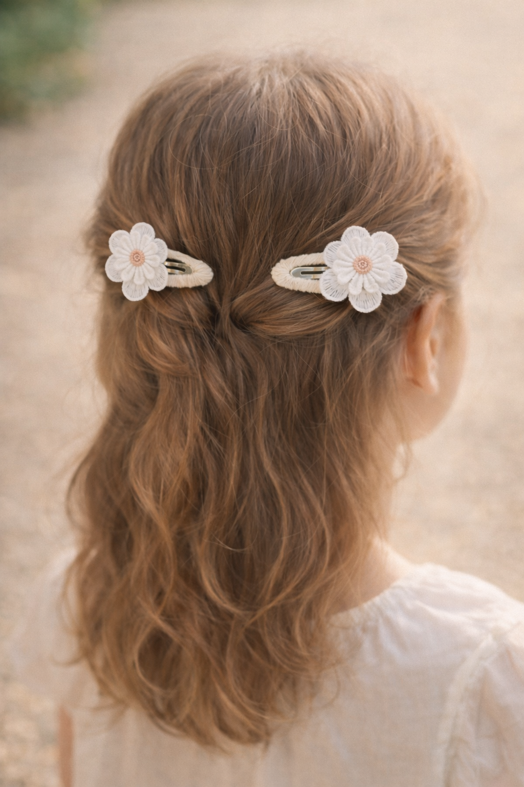 Kukkahairclip-setti (6 kpl)