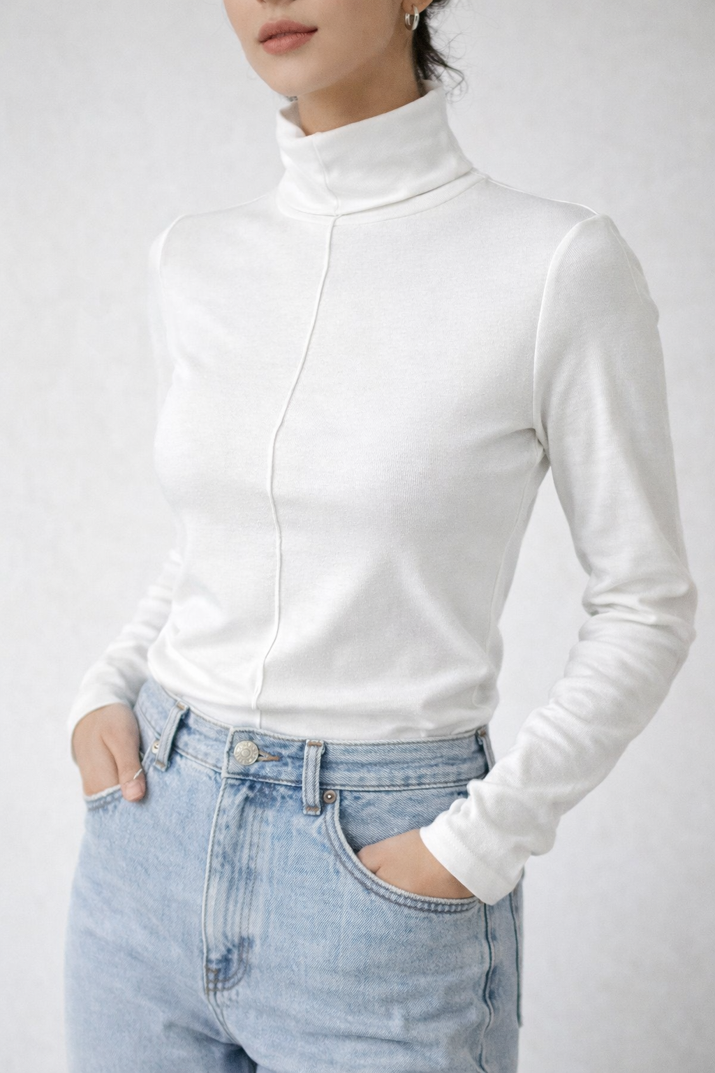 Lämpöpoolopaita – valkoinen | koko M