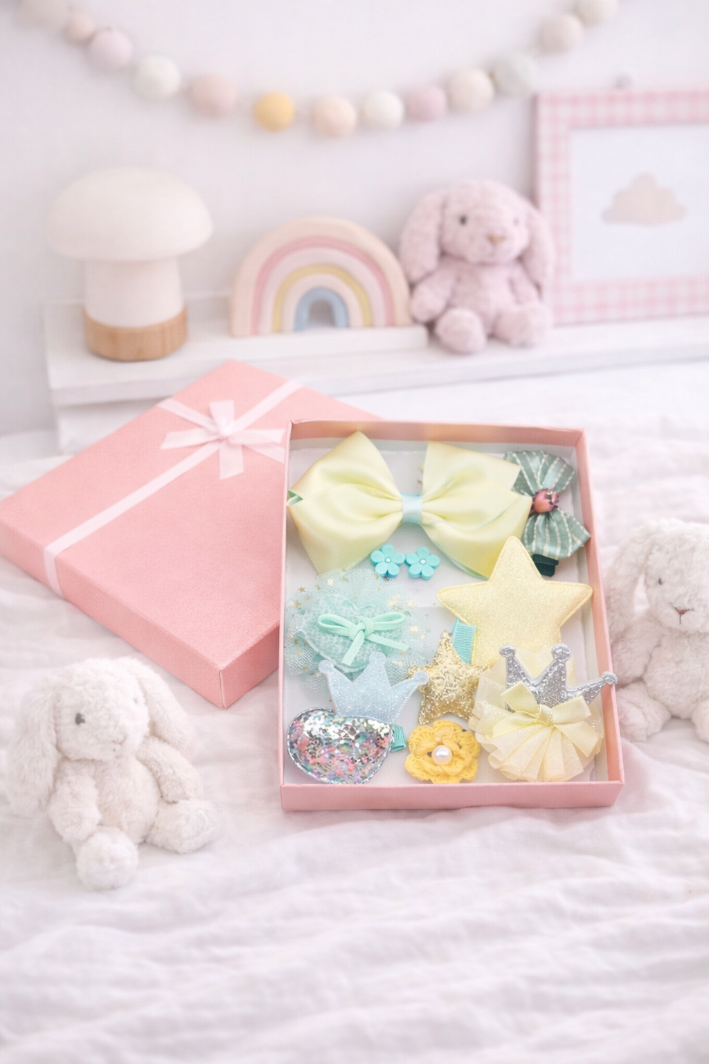 Prinsessamainen hiusasustesetti lapsille