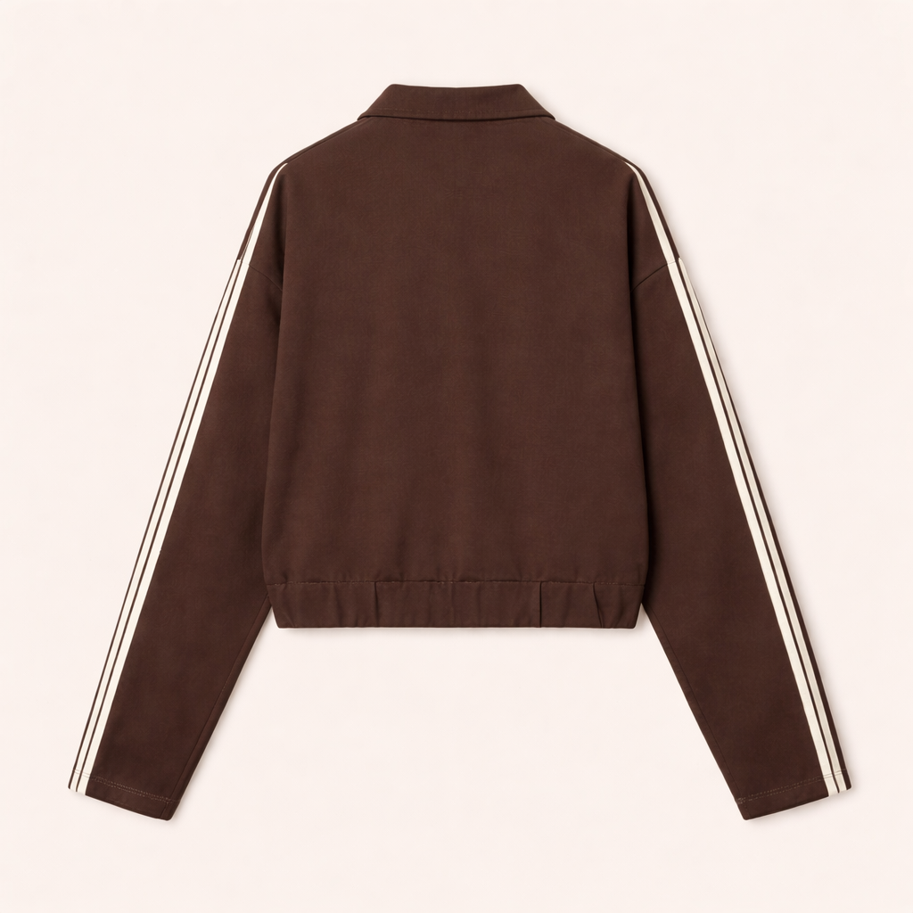 Nordic Track Zip Jacket – Chocolate