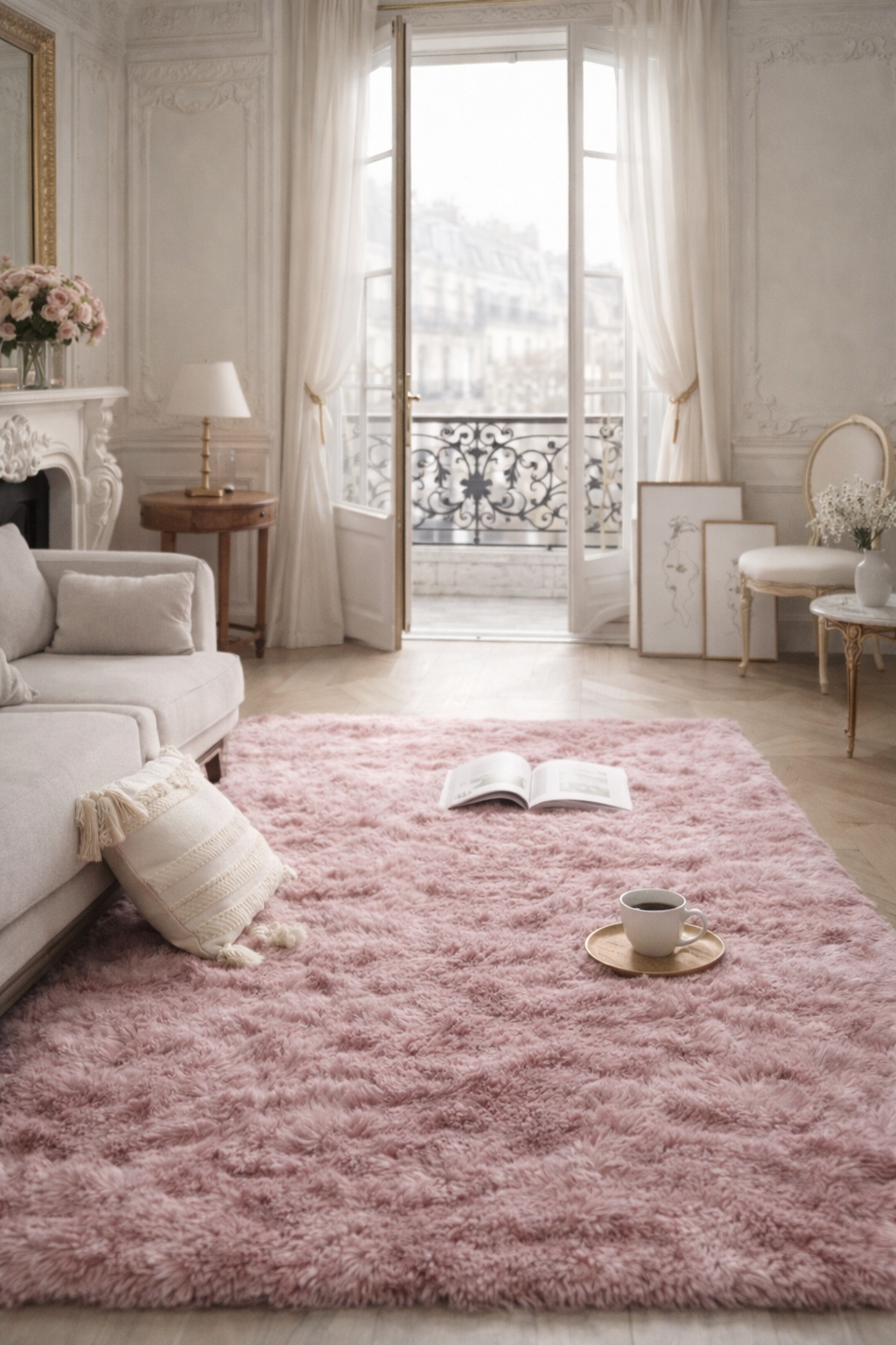 Soft Haven Plush Rug – Pehmeä Nukkamatto