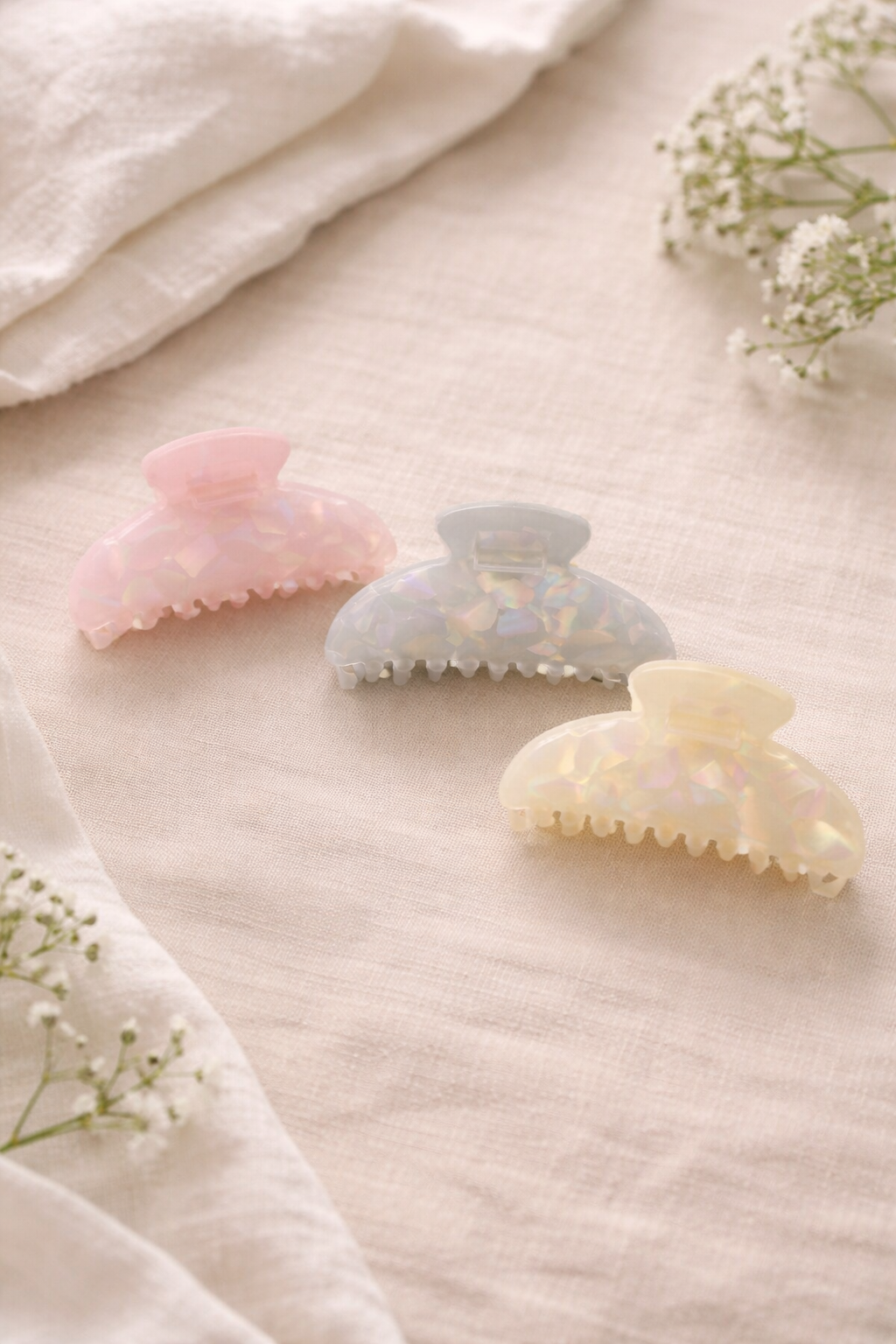 Pearly Glow – hiusklipsit 3 kpl