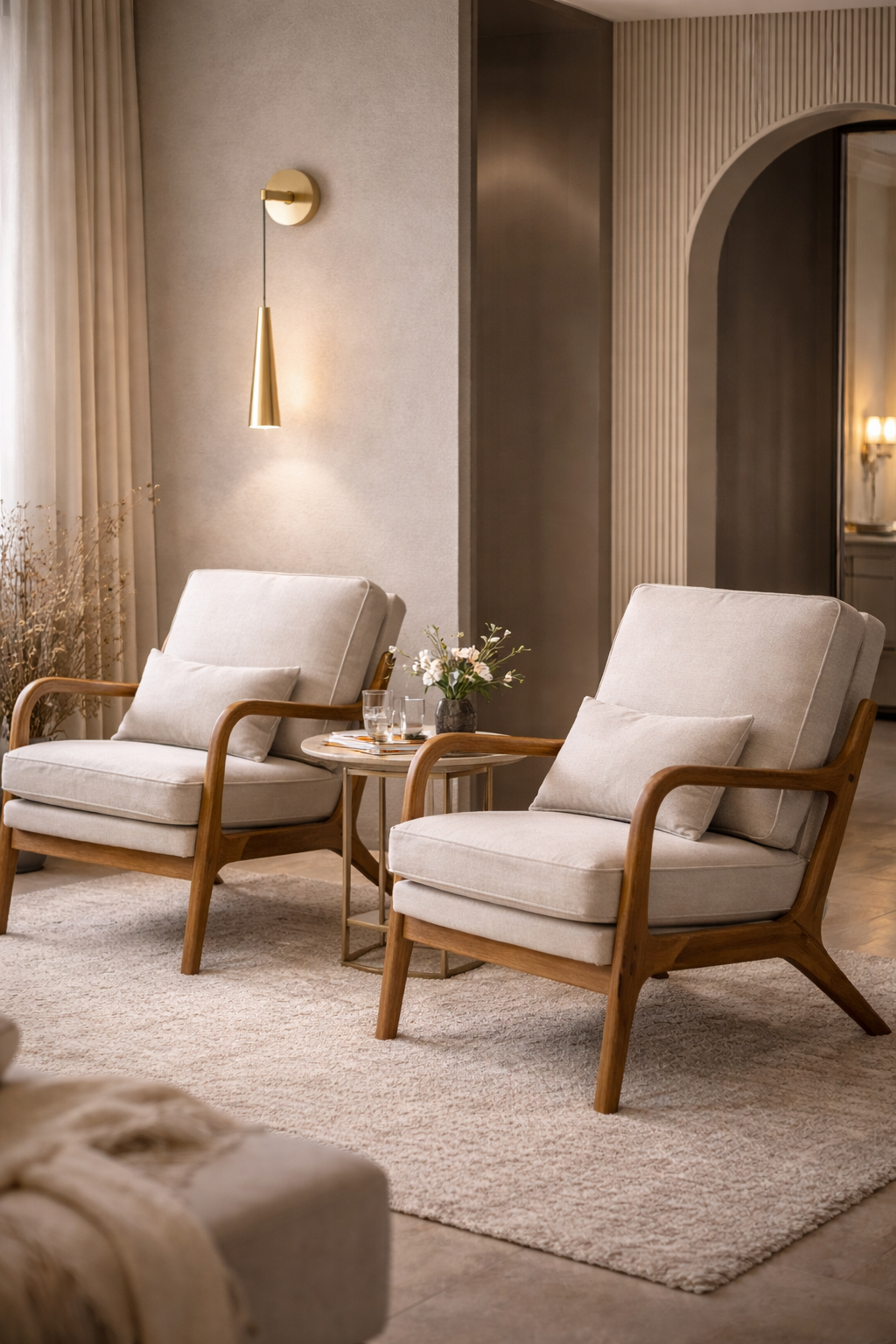 Massiivipuu-nojatuoli – ajaton lounge-tuoli luonnollisella eleganssilla