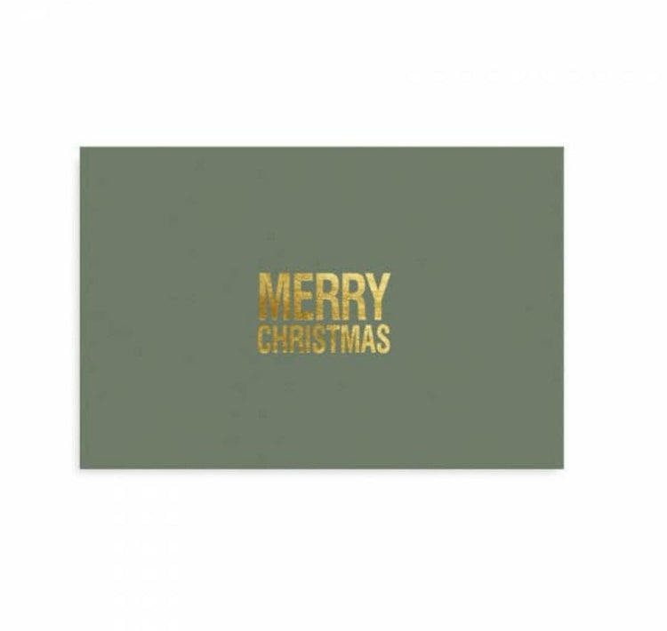 Postikortti Merry vihreä - LuKLabel