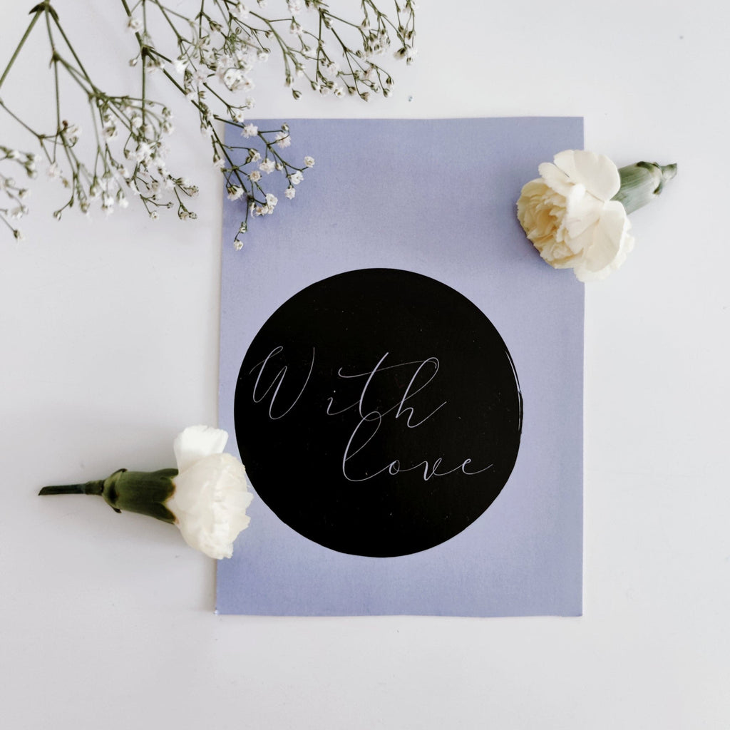 Postikortti - With love - LuKLabel