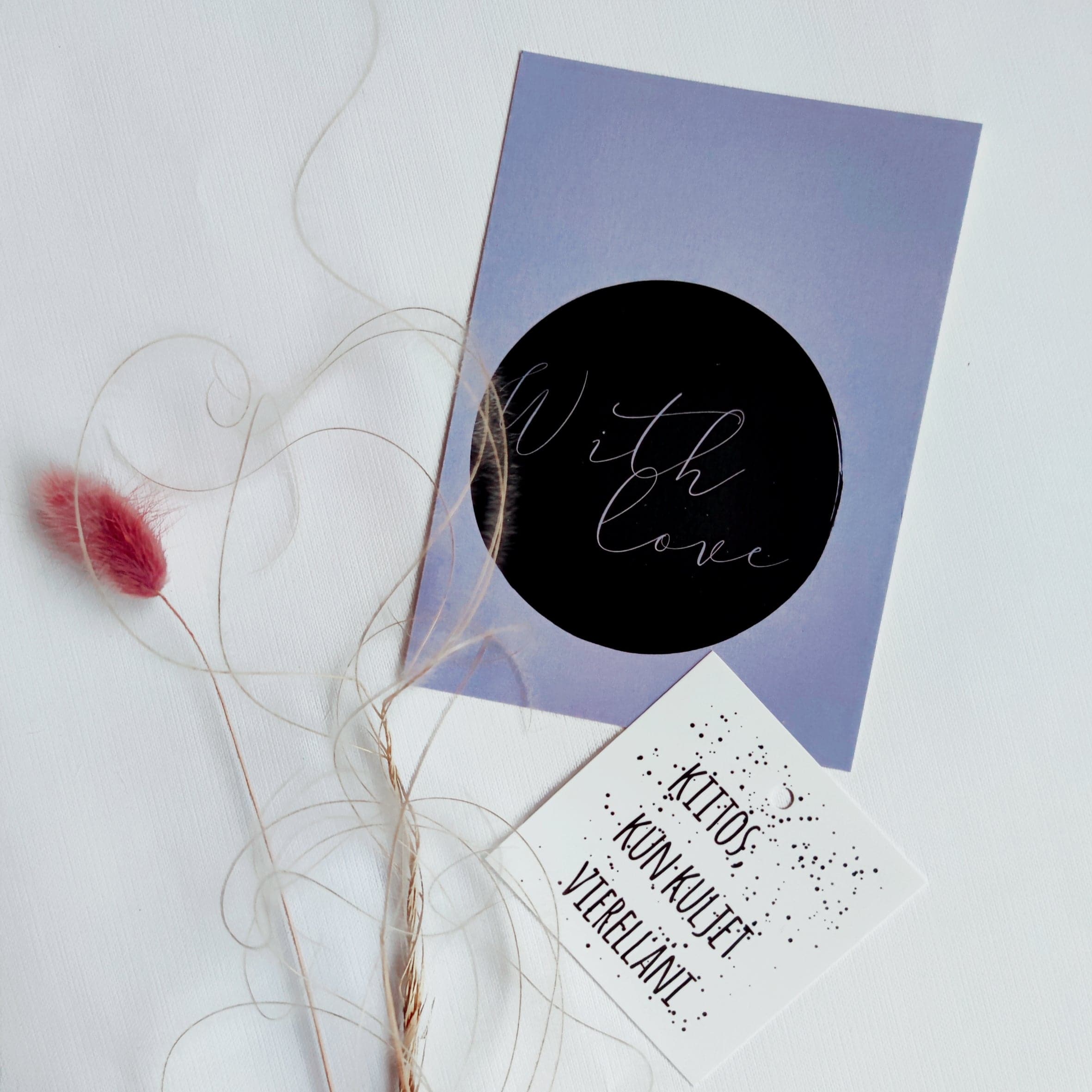 Pakettikortti - Kiitos kun kuljet vierelläni - LuKLabel