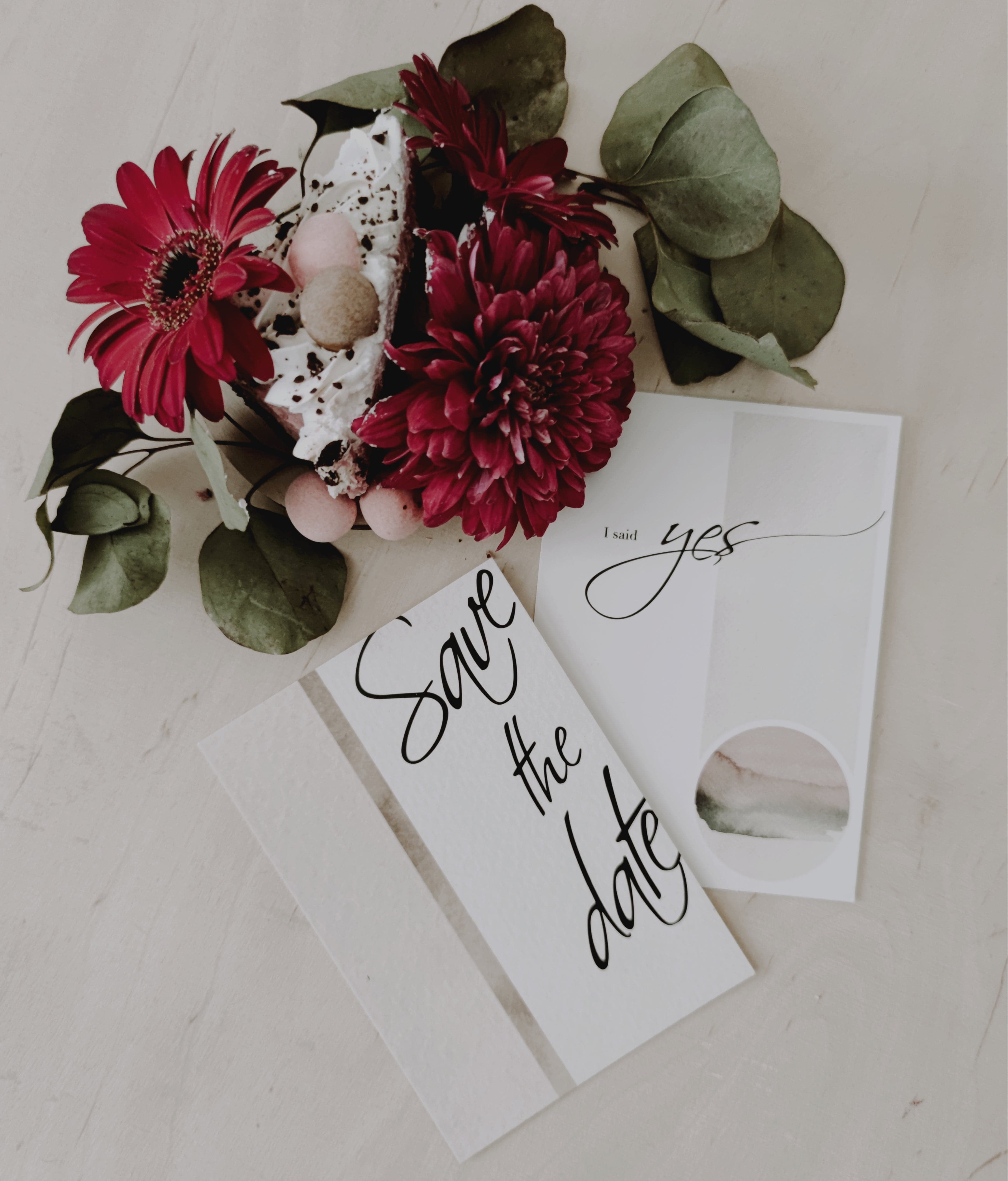 Postikortti häämallisto - I said yes - LuKLabel