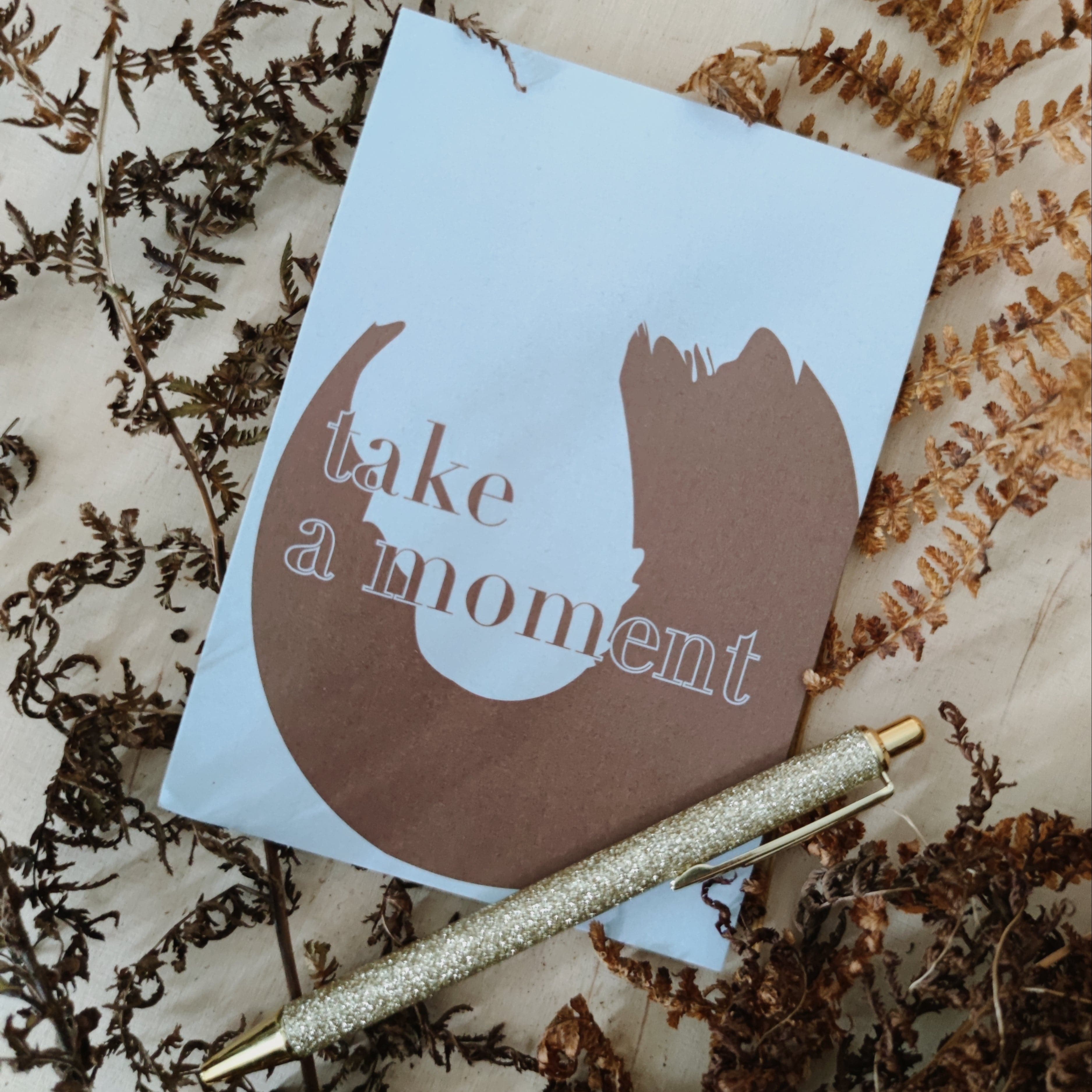 Postikortti - Take a moment - LuKLabel