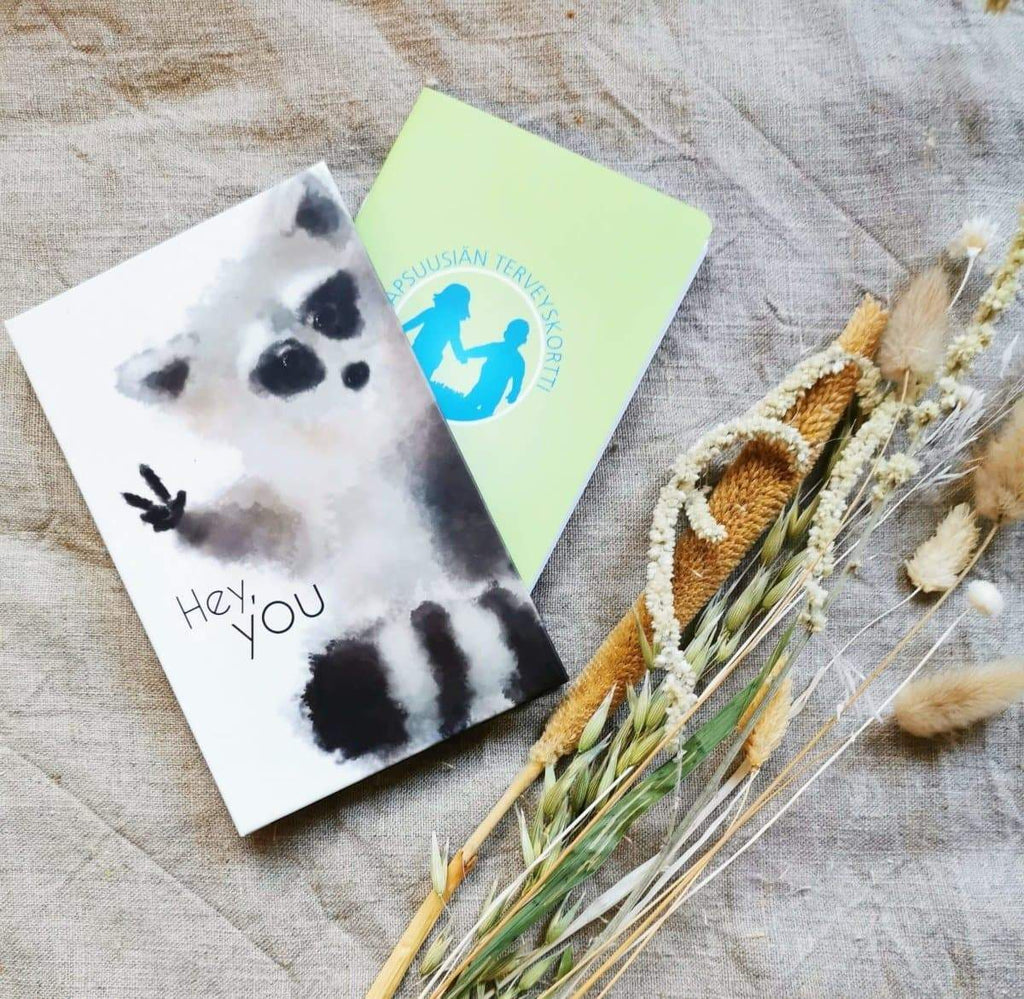 Neuvolakorttikotelo - raccoon - LuKLabel