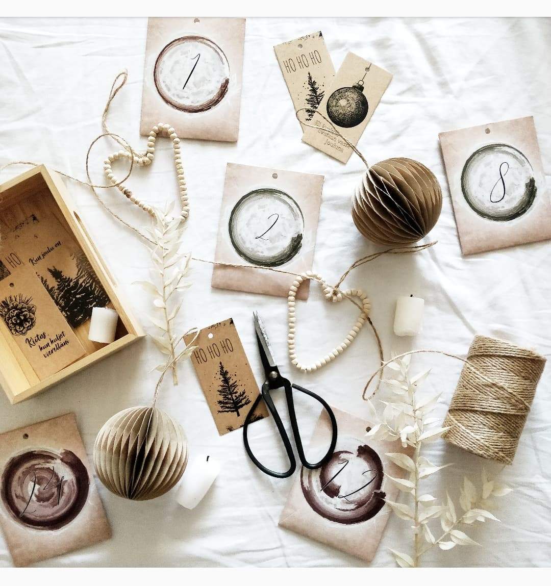 Pakettikortti - Christmas 4kpl - LuKLabel