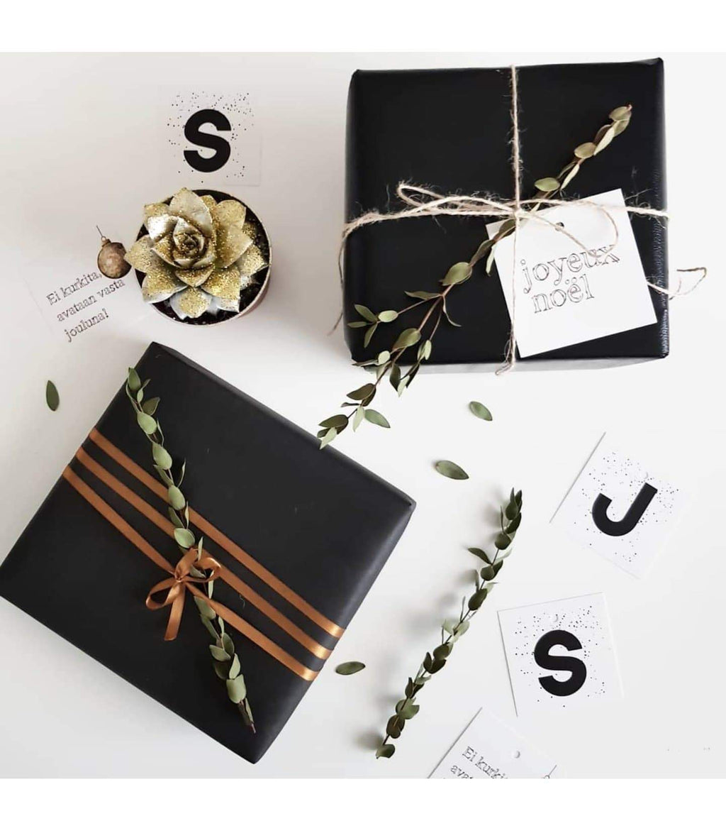 Pakettikortti - Kirjain - LuKLabel