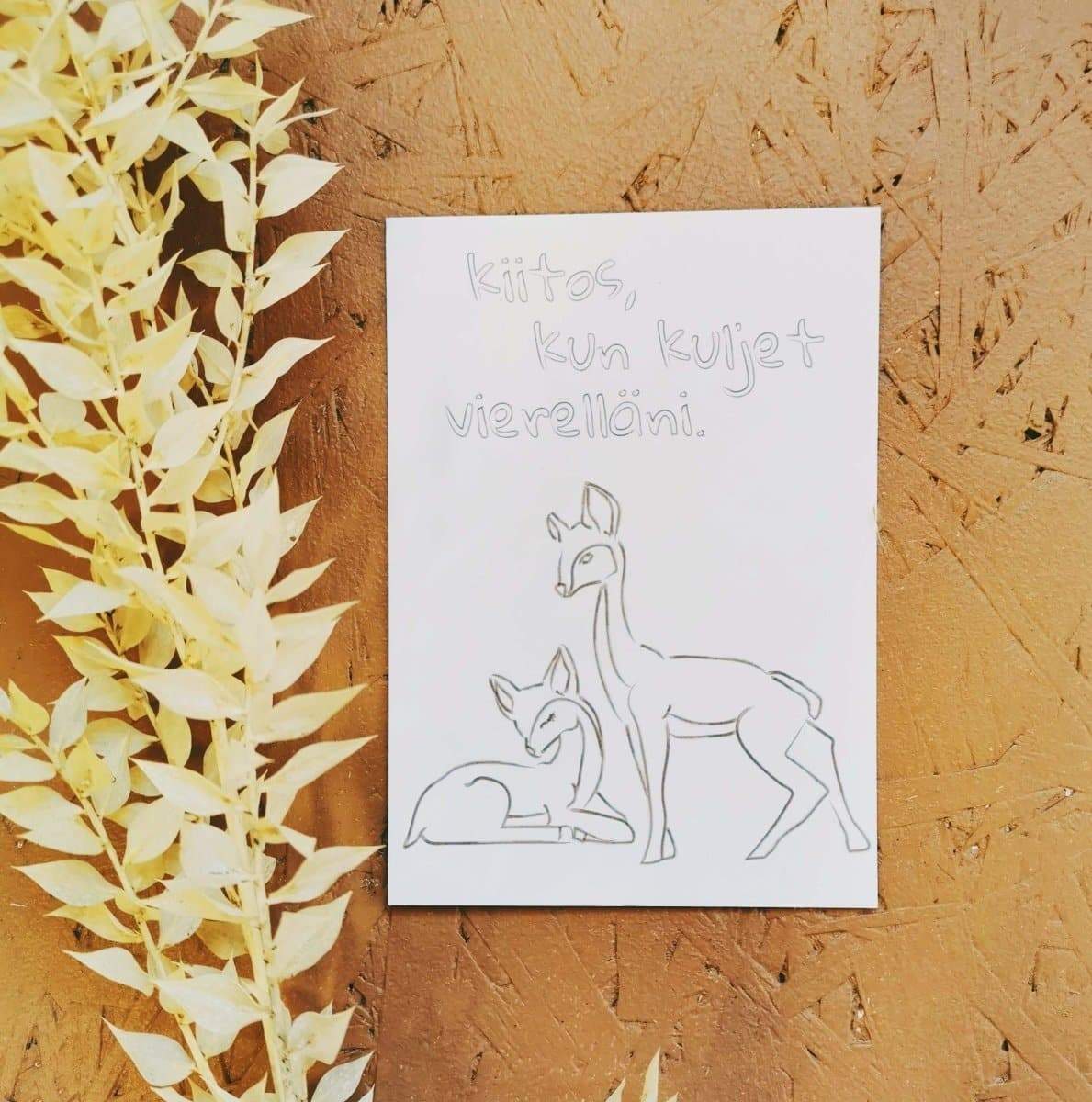 Postikortti - Bambi - LuKLabel