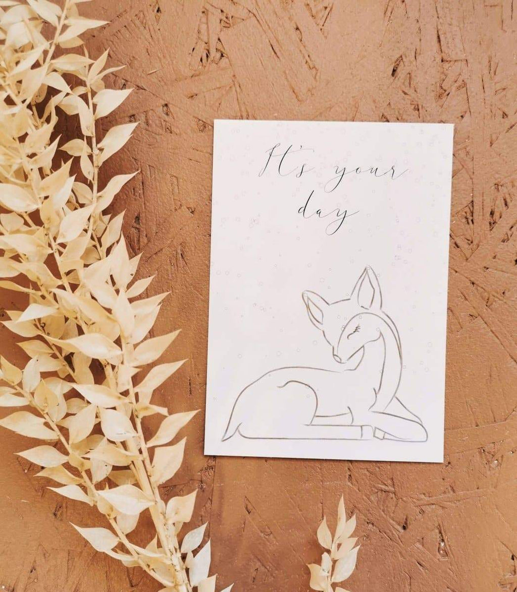 Postikortti - Bambi your day - LuKLabel