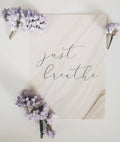 Postikortti - Just breathe - LuKLabel