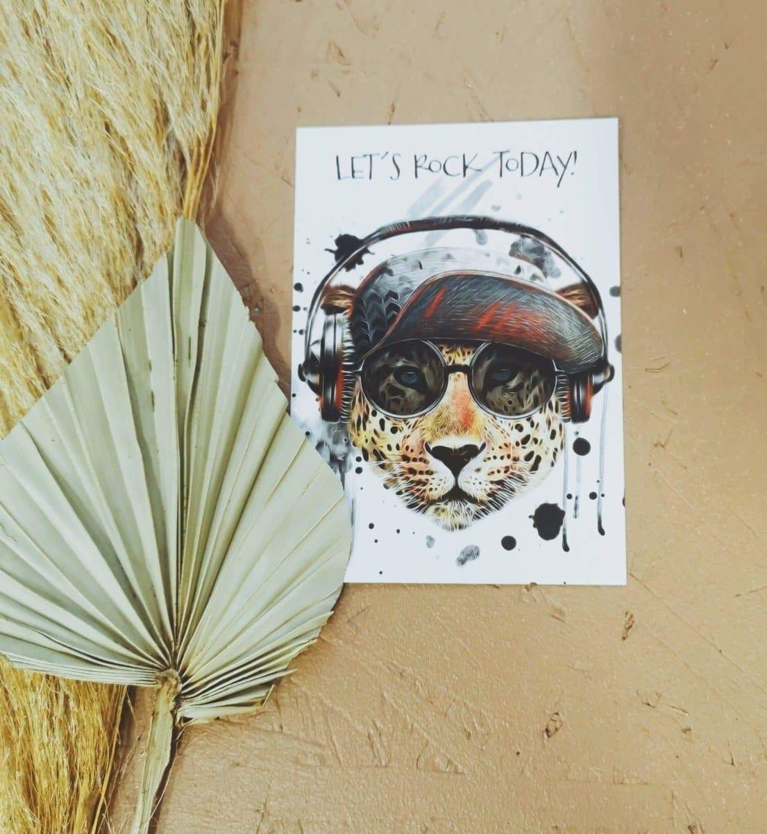 Postikortti -Let`s rock - LuKLabel