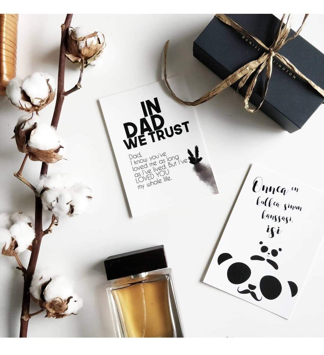 Postikortti - Panda isi - LuKLabel